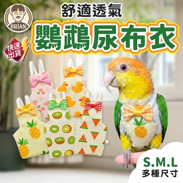 鸚鵡尿布衣【布萊恩👨🏻隔日到貨】鸚鵡尿布 鸚鵡衣服 鸚鵡包屁衣 鸚鵡飛行衣服 鸚鵡外出衣 鳥用服飾 鸚鵡尿不濕 寵物用品