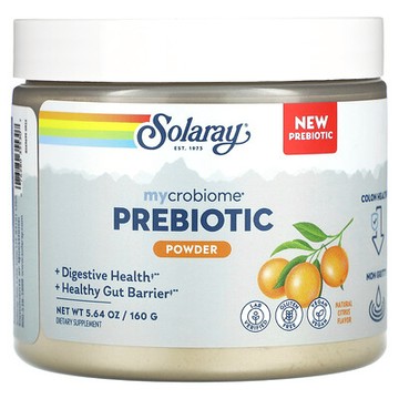 Solaray, Mycrobiome 益生元粉，天然柑橘味，5.64 盎司（16不含）