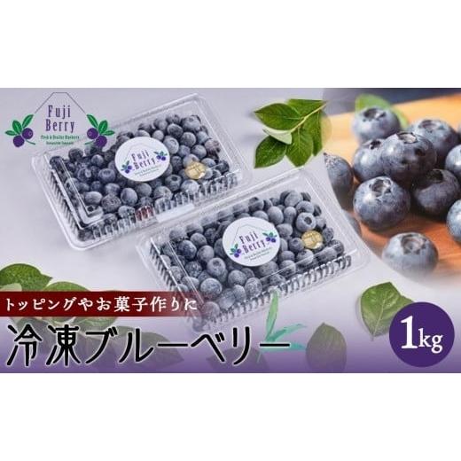 ふるさと納税 山梨県 富士河口湖町 Fuji Berry 急速冷凍ブルーベリー1kg