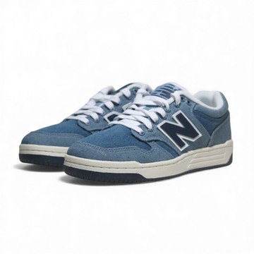 NEW BALANCE 休閒鞋 NB 480 淺藍 牛仔布 復古 情侶鞋 男女 BB480LDE
