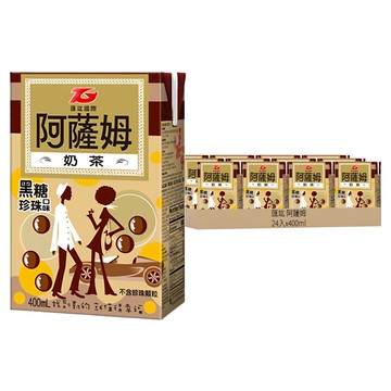 匯竑 阿薩姆 黑糖珍珠奶茶  400ml x 24入