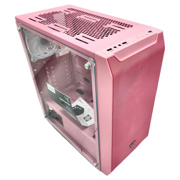 FANTECH 刺客貂蟬 RGB電競電腦主機 粉色中塔機箱  CG80