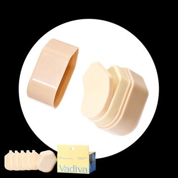 Vadiva Adhesive Makeup Sponge 5P & Case Set