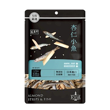 盛香珍 King堅果之王-杏仁小魚135g/包