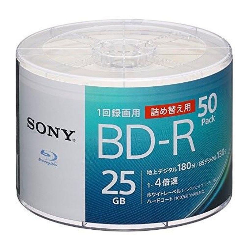 ソニー SONY ビデオ用ブルーレイディスク 詰め替えモデル 50BNR1VJPB4