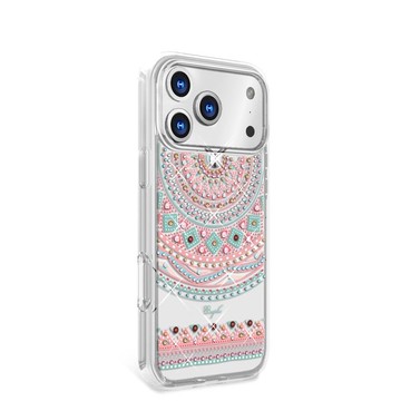 iPhone 17/16/15/14/13/12/11 輕薄軍規防摔彩鑽手機殼-滿版圖騰