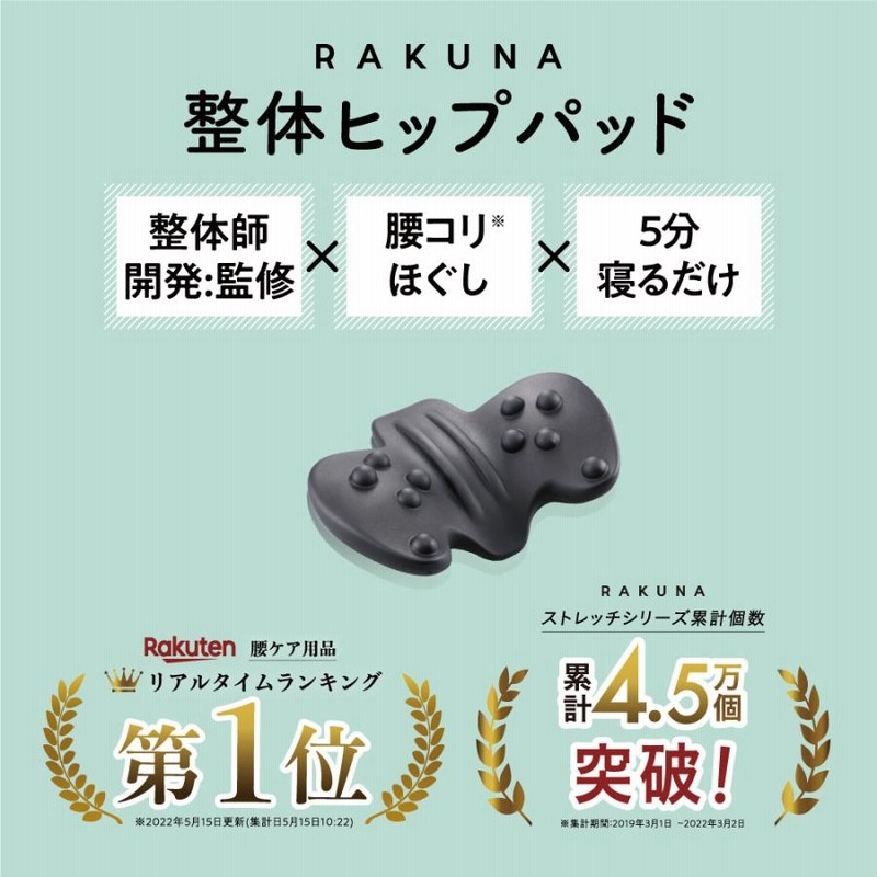 整体ヒップパッド RAKUNA(ラクナ)】 ヒップパッド お尻 ヒップ 腰 腰 