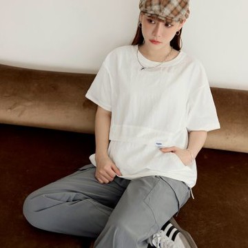 OB嚴選中大尺碼-涼感．抗UV前口袋冰河系防曬上衣《AB20429》