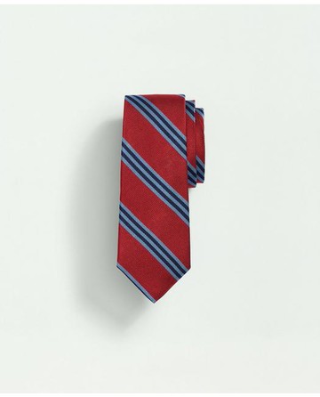 Brooks Brothers Boys Rep Tie | Red | Size Regular