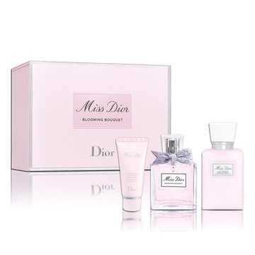 Dior 迪奧 花漾迪奧淡香水50ML 美體禮盒(身體乳75ML+護手霜20ML)