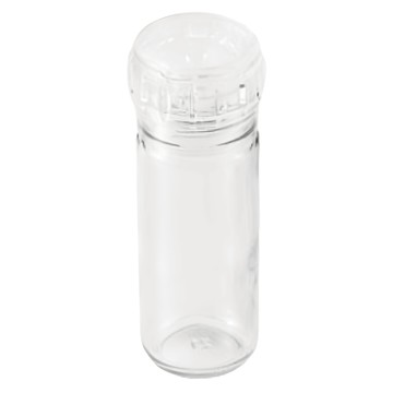 ECHO玻璃磨鹽罐 透明玻璃材質 現磨現用 廚房餐桌收納調味罐  100ml  3入