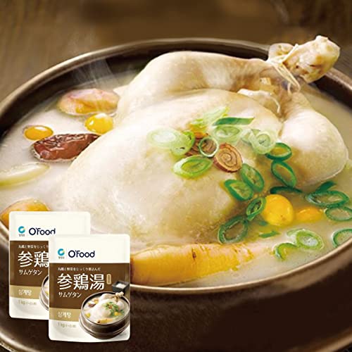 [Ofood]  韓国 スープ 鍋 韓国料理 韓国食品 韓国鍋 簡単調理 レトルト サムゲタン 丸鶏使用 じっくり煮込んだスープ 電子レンジ調理 湯煎調理