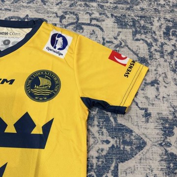 瑞典冰球大賽MalmoArena超輕透氣運動速干短袖 跑步健身吸濕排汗