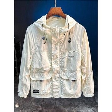 夏季新款防曬衣男透氣防紫外線防曬服戶外釣魚外套寬松工裝皮膚衣