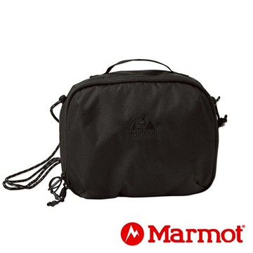 【Marmot】中性CORDURA斜背包4L『黑』TSAUB216 戶外 露營 登山 健行 休閒 時尚 旅遊 輕巧 斜背包