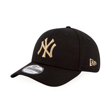 NEW ERA 男女 9FORTY ESSENTIAL MLB BASIC 紐約洋基 黑/金 NE12847819