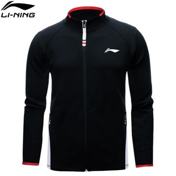 新款李寧LINING羽毛球服訓練速干開衫上衣外套衛衣運動服AWDUA89