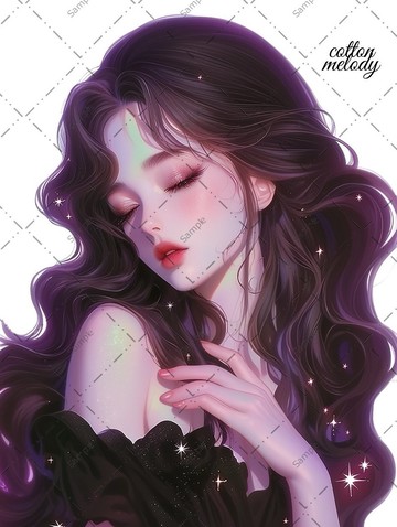 original sticker no.1129 人物貼紙 原創貼紙 人物貼紙 女孩貼紙 原創人物貼紙