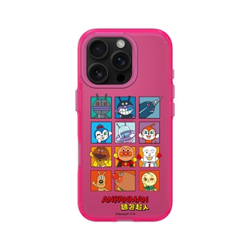 iPhone 16 Pro Clear 粉漾桃 - Anpanman麵包超人 - 麵包超人總動員