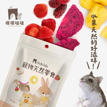 【即期特惠】噗噠食堂｜寵物天然凍乾｜水果凍乾｜桑椹、覆盆子、蔓越莓、藍莓（效期至見詳細）