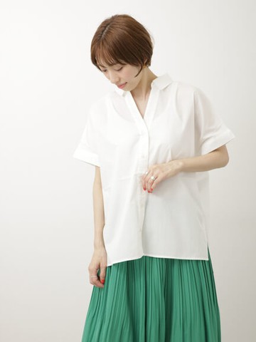 清新直條短袖襯衫(FD36L0A0580) - Lugnoncure
