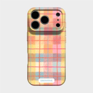 鉛筆格紋 適用iPhone17promax手機殼女生新款16小香風蘋果15甜妹少女心14藝術感ins風13小眾不撞款華為pura80
