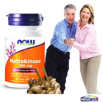NOW健而婷 納豆精華 (60顆/瓶)