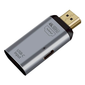 魔宙 新版可支援Type-c母轉HDMI規格 4K 60Hz 100W 影音轉接頭  1個  10cm