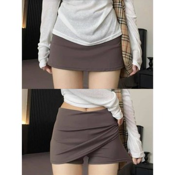 美式辣妹運動短裙女夏季緊身包臀半身裙子低腰超短裙性感瑜伽裙褲