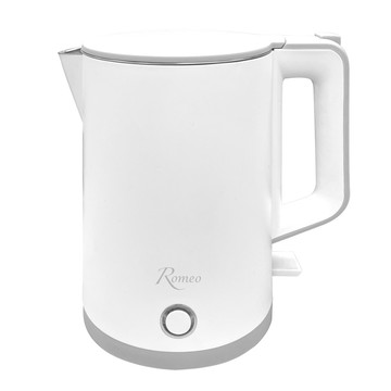 【羅蜜歐 ROMEO】 1.8L雙層防燙不銹鋼快煮壺