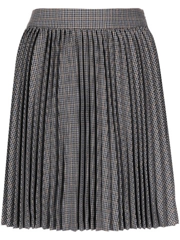 b+ab - pleated mini skirt - women - Polyester/Viscose/Polyester - XS - Grey