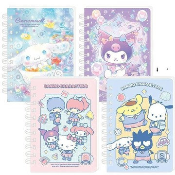 小禮堂 Sanrio 三麗鷗 100k線圈筆記本 大耳狗 酷洛米