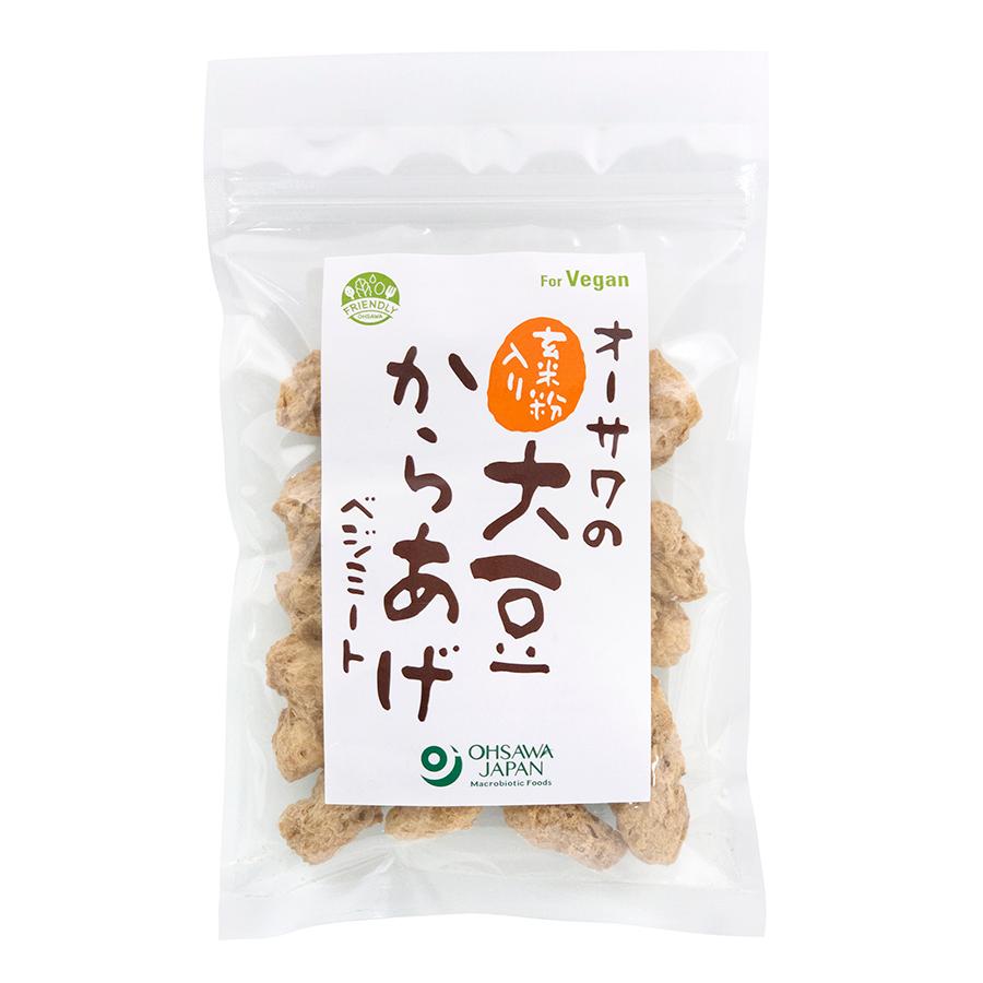 オーサワの玄米粉入り大豆からあげ(ベジミート)　80g