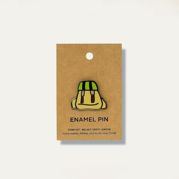 FARM HUT 琺瑯別針 (背包)