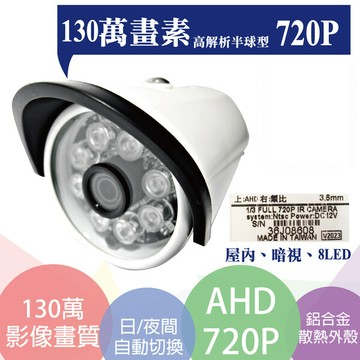 昌運監視器 百萬畫素/720p 1/4 cmos/8陣列式led