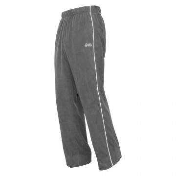 男雙刷毛保暖長褲-淺灰