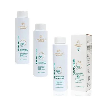 【澳洲Ｇ＆Ｍ-KAKADU PLUM】專業級系列-卡卡度玻尿酸保濕化妝水－3入組 250ml/瓶