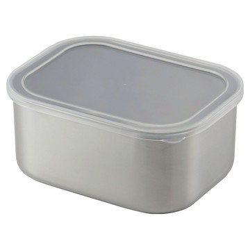 SHIMOMURA 下村工業 不鏽鋼方形保鮮盒 日本產  43252 中(16 x 12.5 x 7.2cm)  1個