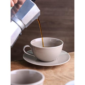 某牌400ml l大容量咖啡杯碟歐式簡約陶瓷拉花杯子拿鐵杯外貿尾單