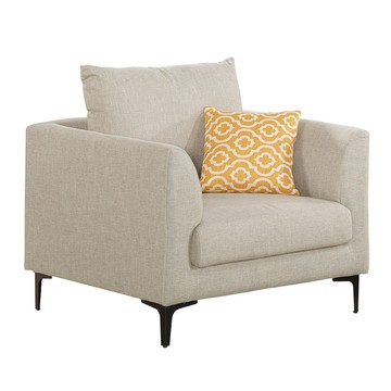 【Hampton 漢汀堡】芮德布面單人沙發