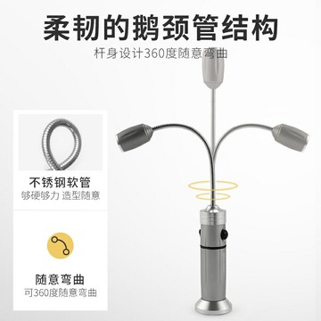 充電led機床工作燈修車磁吸手電筒汽修維修燈強光超亮充電便攜燈