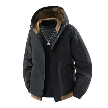 【HOT 本舖】男装夾克男2025秋季新款潮牌寬鬆休閒簡約上衣外套