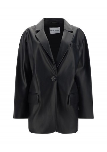 Stand - Jumbo Blazer Jacket - Womens - Black
