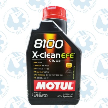 《油工坊》MOTUL 8100 X-Clean EFE  5W30 全合成 長效汽/柴油機油 SP LL04
