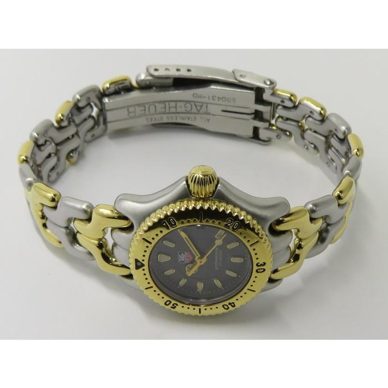 中古】TAG Heuer セル デイト クオーツ SS コンビ グレー文字盤 WG1420-0 | LINEショッピング