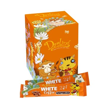 【親愛的】白咖啡不加糖20包 (30gX20入)｜沖泡首選 午茶必備 熱銷 方便｜官方旗艦店