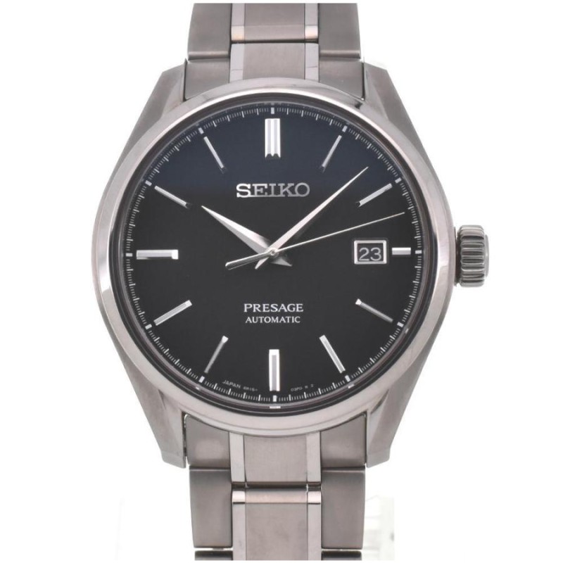 セイコー SEIKO SARX057プレザージュ チタン 自動巻き 極美品-