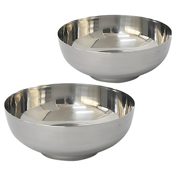 PAULUS 不鏽鋼冷麵碗 19.4公分  銀色  2個