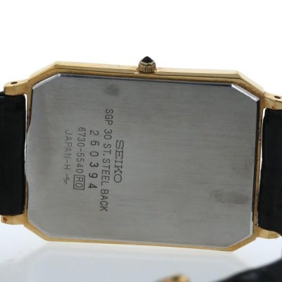 SEIKO スクエア 5P30-6150 ゴールド メンズ クォーツ Yahoo!オークション - SEIKO セイコー QZ 5P30-6150 メンズ