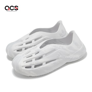 adidas 休閒鞋 Lightblaze Moc 男鞋 白 緩衝 輕量 套入式 涼拖鞋 愛迪達 JH7038